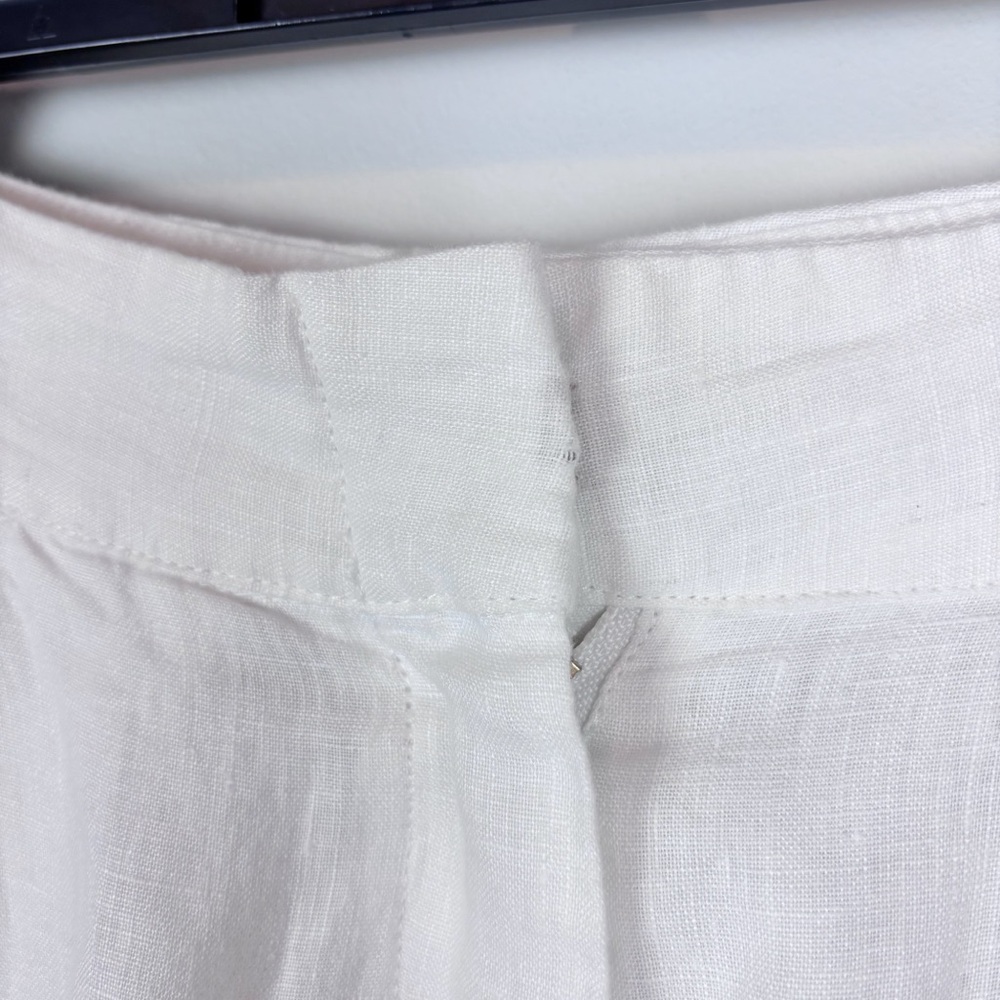 AEXAE Linen Trousers in White Size M - Picture 3 of 16